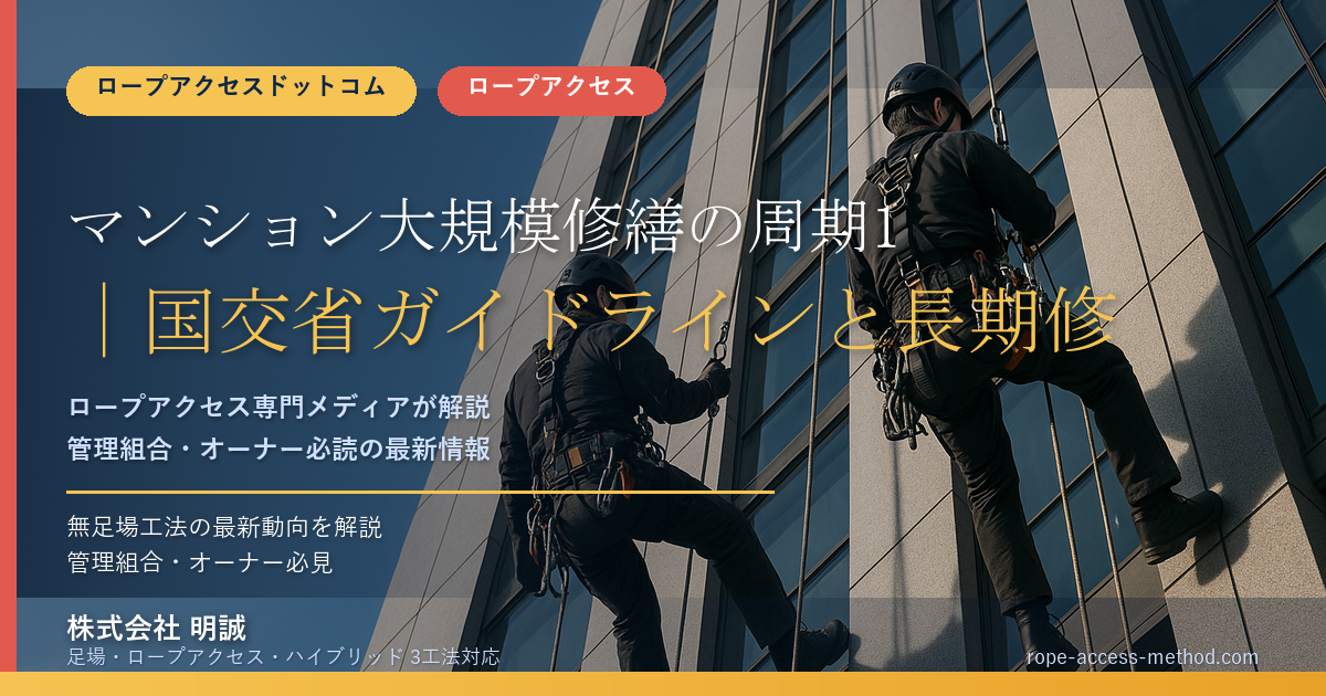 マンション大規模修繕の周期12〜15年|国交省ガイドラインと長期修繕計画の基本