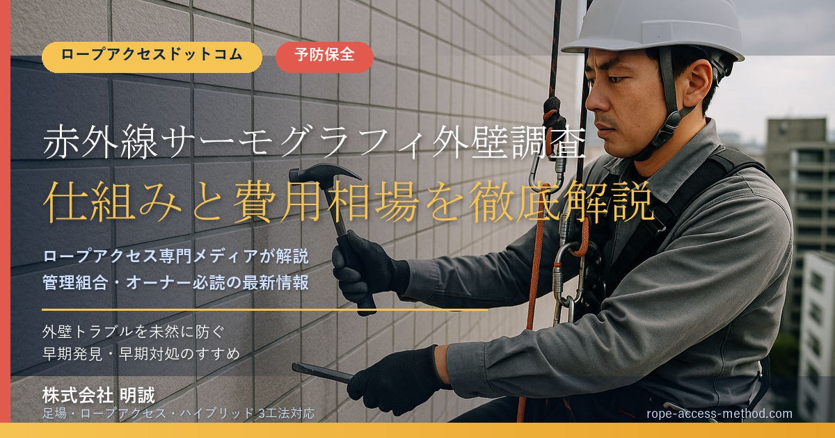 赤外線サーモグラフィ外壁調査の仕組みと費用相場を徹底解説