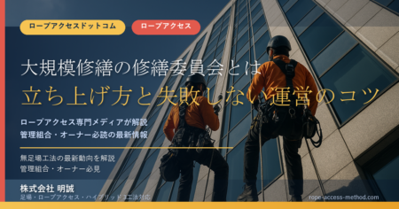大規模修繕の修繕委員会とは?立ち上げ方と失敗しない運営のコツ