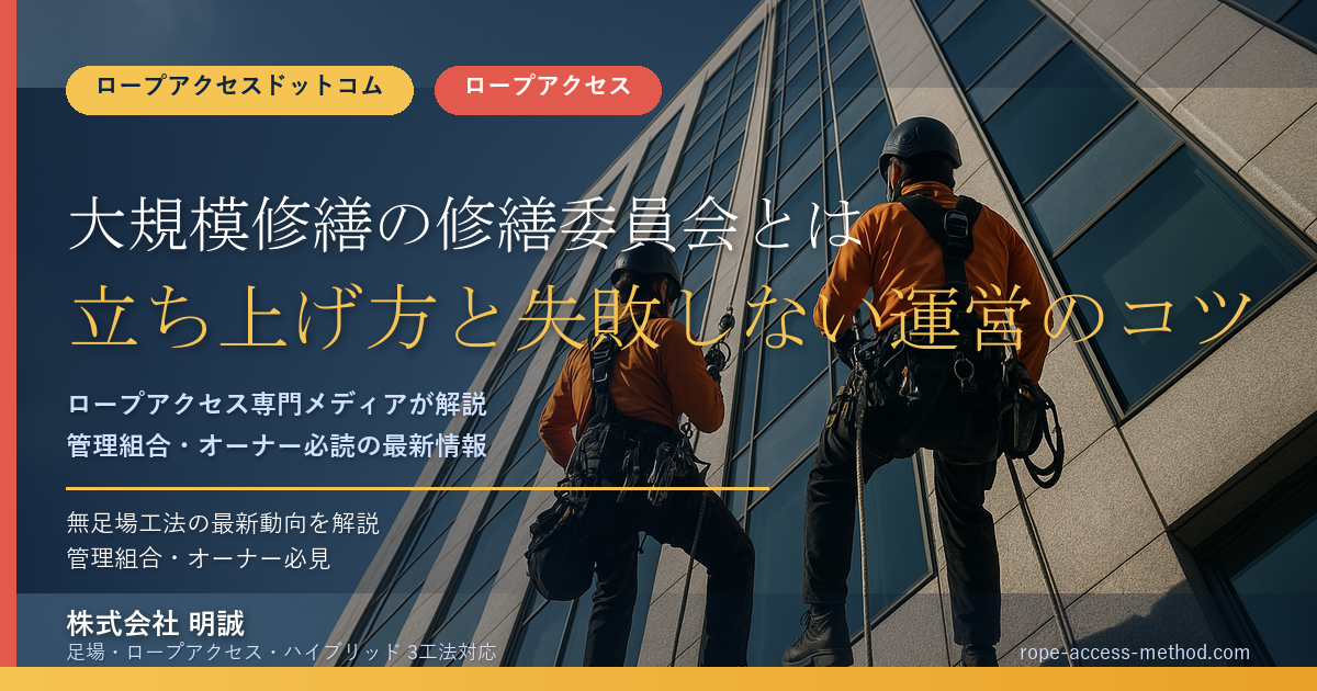 大規模修繕の修繕委員会とは？立ち上げ方と失敗しない運営のコツ